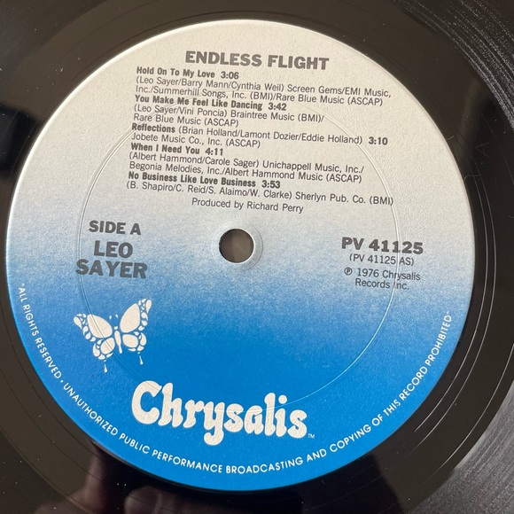 Leo Sayer - Endless Flight - 1976 Chrysalis Records - Picture 2 of 10